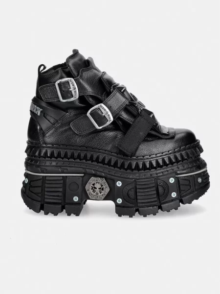 New Rock LUXOR NEGRO BOX PLANE TANK CASCO кросівки шкіряні