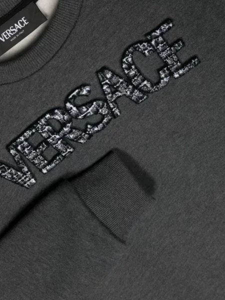 Bluza dziecięca Versace szara