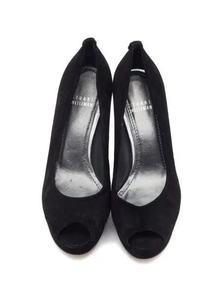 Pantofi cu toc Stuart Weitzman cu platformă negru