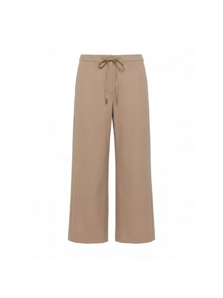 Spodnie Max Mara brązowe