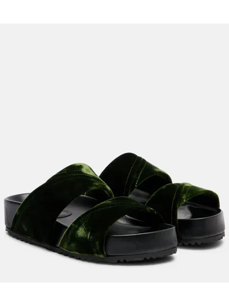 Sandale Dries Van Noten din piele verde