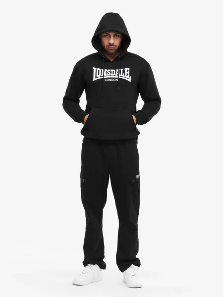 Худи Lonsdale черное
