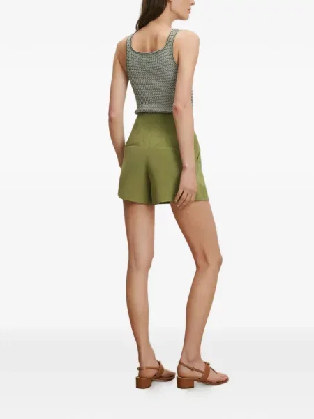 Плетен топ Veronica Beard зелено