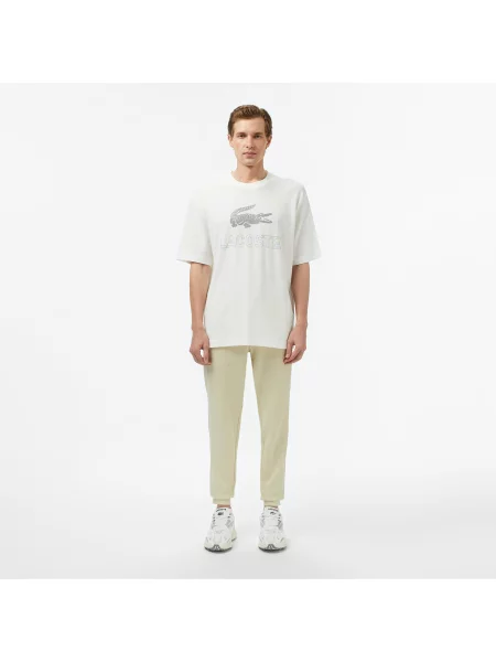 Спортивные штаны Lacoste бежевые
