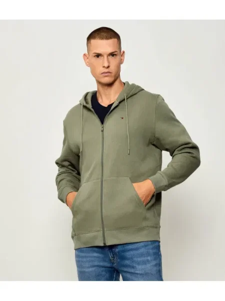 Geacă de blugi Tommy Jeans verde