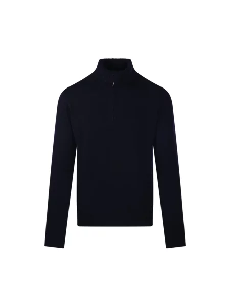 Sweter Altea wełniany niebieski