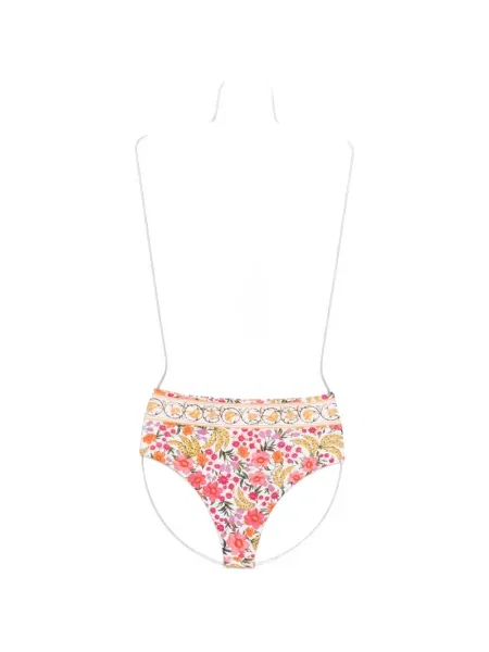 Bikini Farm Rio cu model floral alb