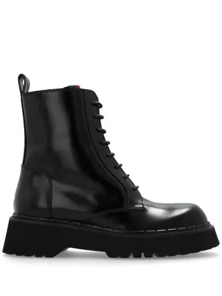 Botine Gucci din piele negru