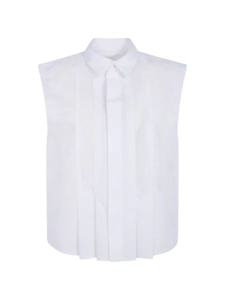 Cămașă Sacai fără mâneci alb