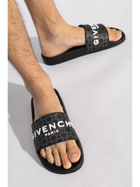Παντοφλες Givenchy με αυτόγραφο μαύρο