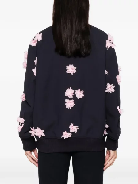 Geacă Stine Goya cu model floral albastru