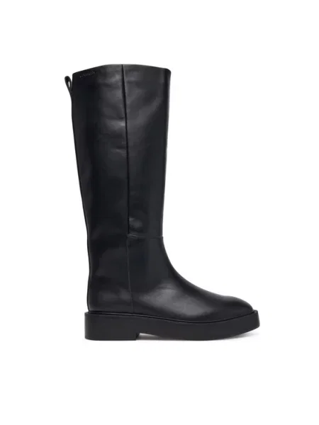 Calvin Klein Cizme Conc Welt High Boot Lth negru