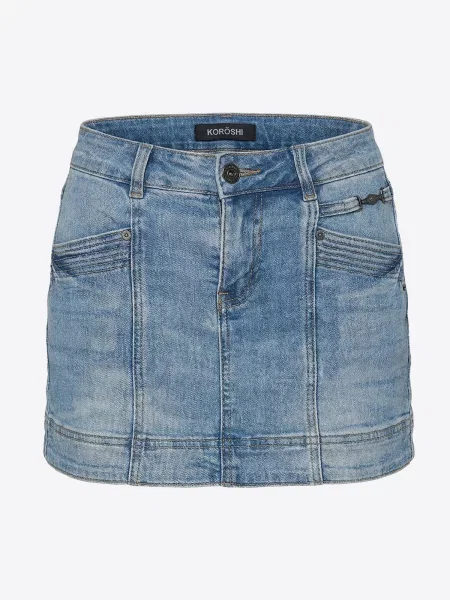 KOROSHI Jeans denim albastru