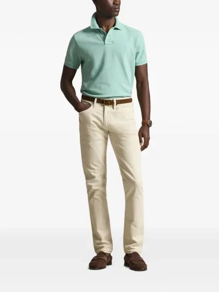 Ριγέ δερμάτινος κάλτσες Polo Ralph Lauren με κορδόνι μαύρο