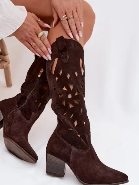 Botine Zazoo din piele alb