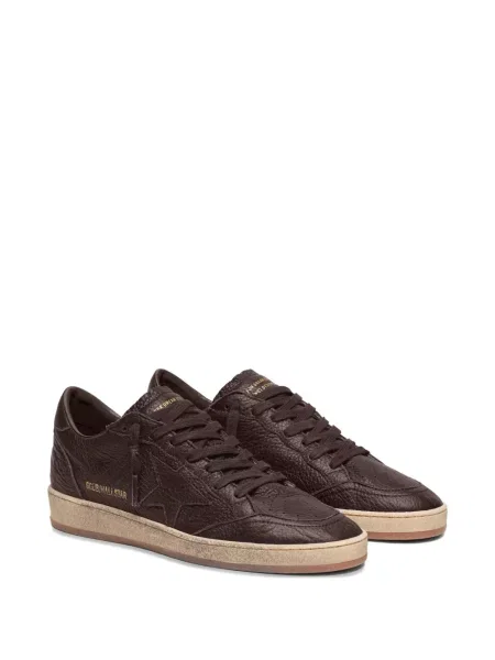 Sneakerși Golden Goose din piele maro