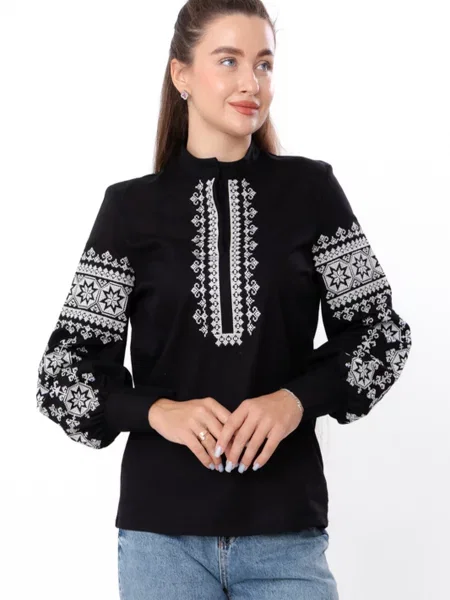 Лляна Вишита сорочка Носи своє чорний