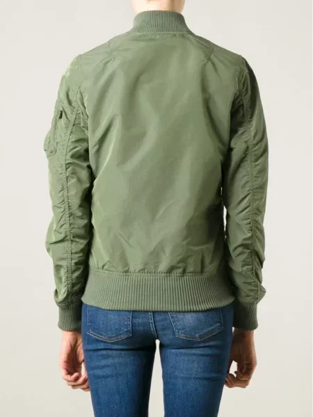 Geacă bomber Alpha Industries verde