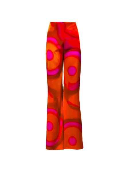 Spodnie Silvia Tcherassi pomarańczowe