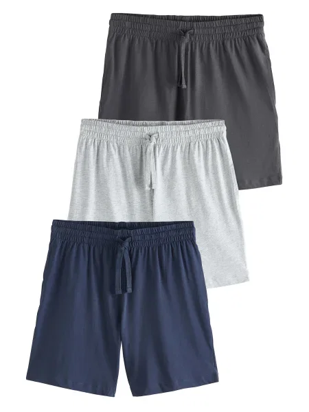 Next Pantaloni de pijama bleumarin / deschis / închis gri