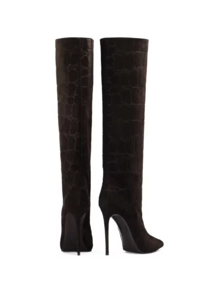 Botine Le Silla din piele de căprioară maro