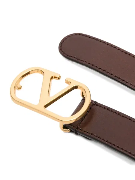 Kožni remen Valentino Garavani smeđa