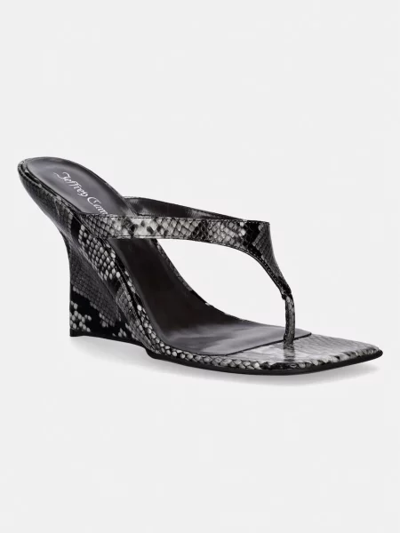 Jeffrey Campbell șlapi de piele ROMEE negru