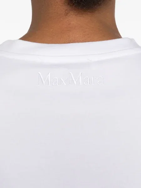 Tricou Max Mara scurt alb