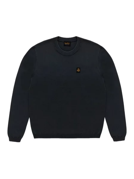 Dzianinowy sweter Refrigiwear niebieski