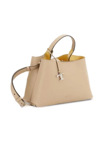 Torebka Tod's skórzana beżowa