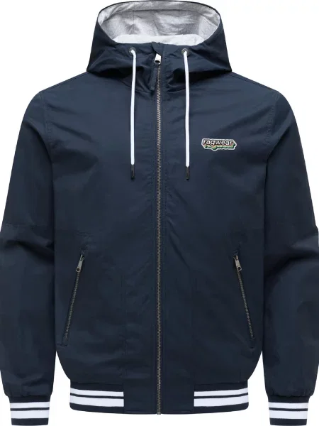 Ragwear Prehodna jakna Stewan mornarska bela
