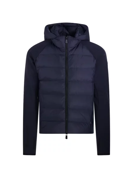 Prošívaný bunda Moncler Grenoble modrá