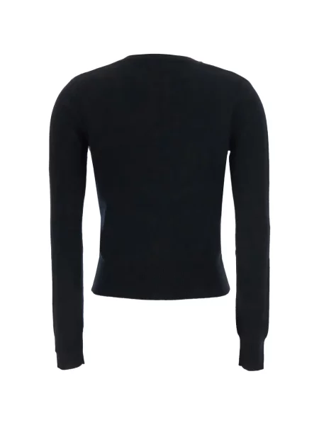 Stras pulover Max Mara cu model argyle negru