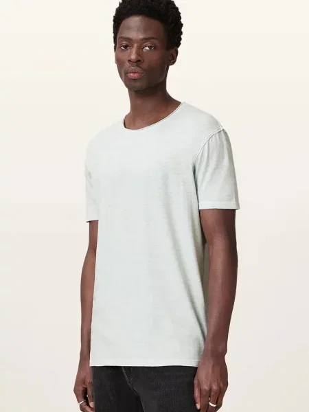 AllSaints t-shirt FIGURE gładki zielony