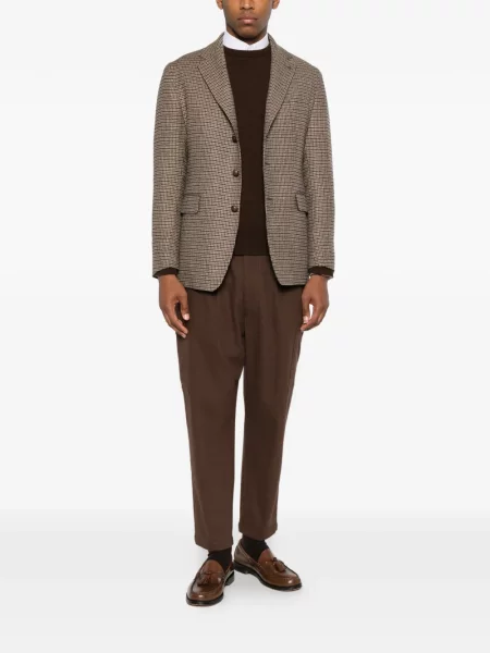 Pantaloni Eleventy maro