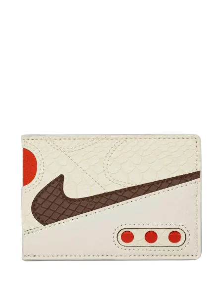 Șapcă Nike din material terry cu model piele de șarpe cu legături alb