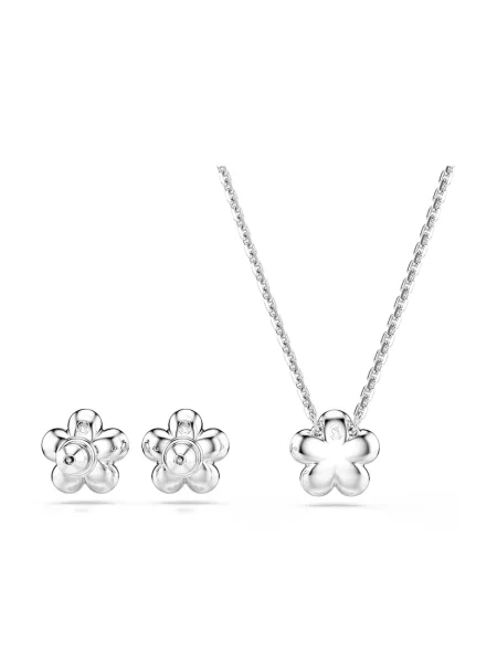 Swarovski Nyaklánc és fülbevaló szett Ezüst fehér