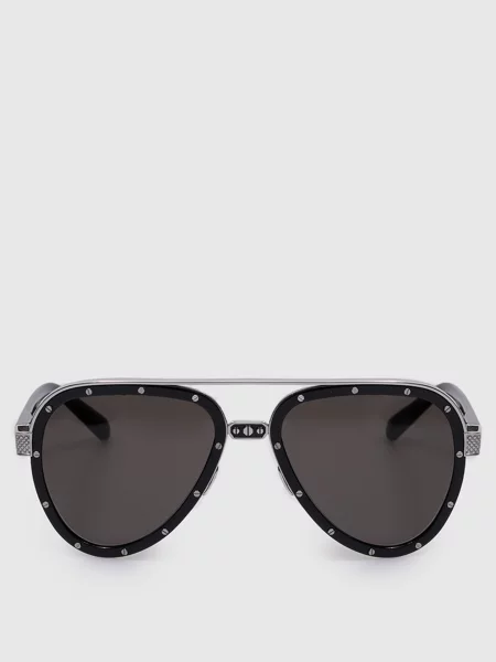 Солнцезащитные очки Stefano Ricci с заклепками черные