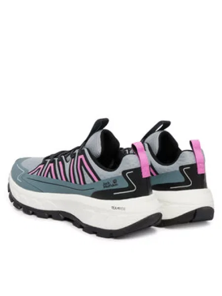 Turistiniai batai Jack Wolfskin Wild Hike Low pilka