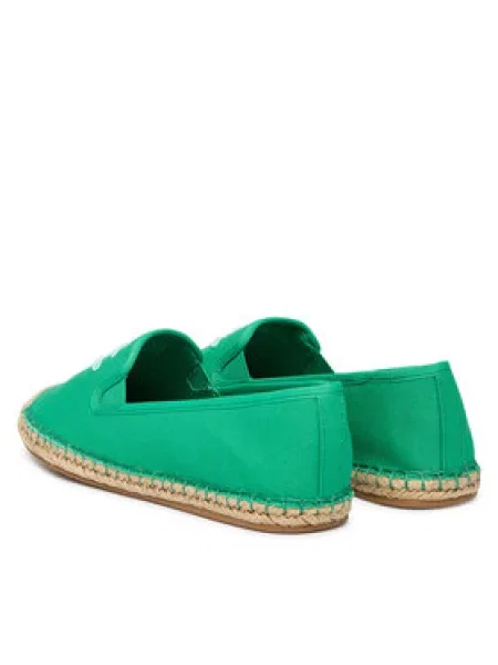 Tommy Hilfiger Espadrilės Th Script Summer Espadrille žalia