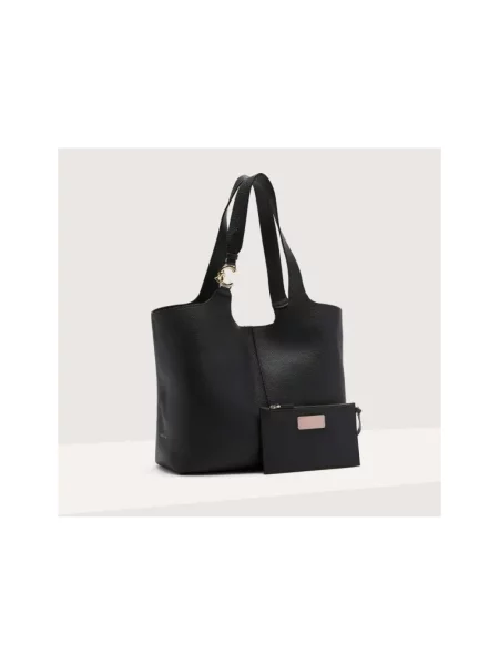 Shopperka Coccinelle retro czarna