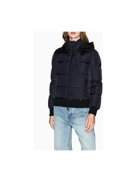 Armani Exchange kurtka puchowa przejściowa czarny