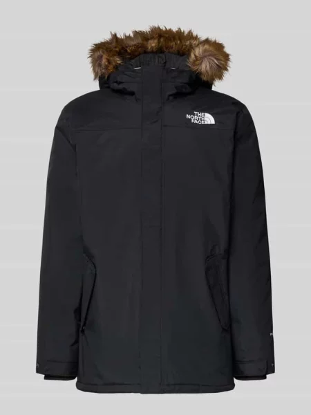 Kurtka o kroju regular fit z wyhaftowanym logo model ‘ZANECK’ The North Face czarna