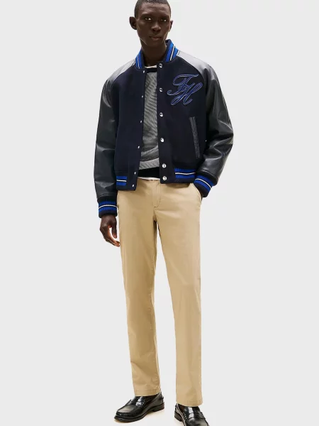 Чиносы Tommy Hilfiger с принтом бежевые