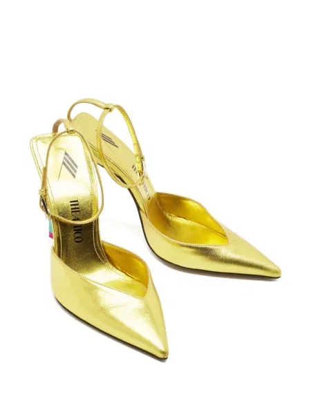 Pantofi cu toc The Attico auriu