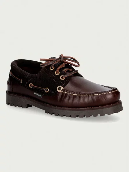 Barbour Pantofi Deck Boat închis maro