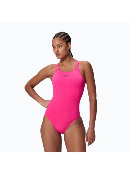 Дамски цял бански костюм Speedo ECO Endurance+ Medalist margarita pink розово