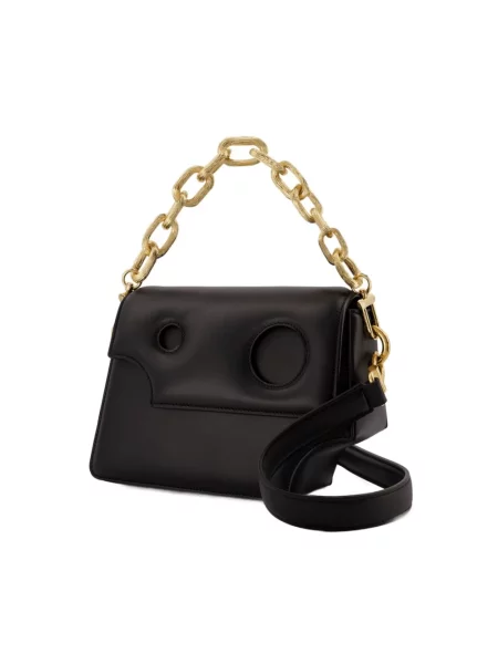 Torebka skórzana Off-white skórzana z nadrukiem biała