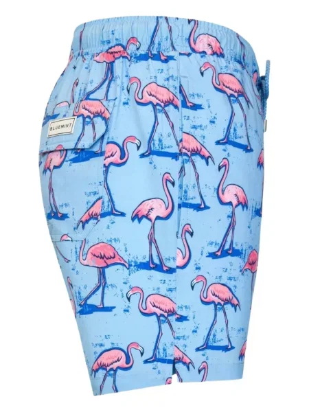 Slip de baie Bluemint cu imagine albastru