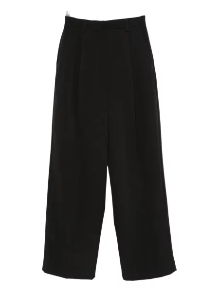 Pantaloni Thelatest plisate negru